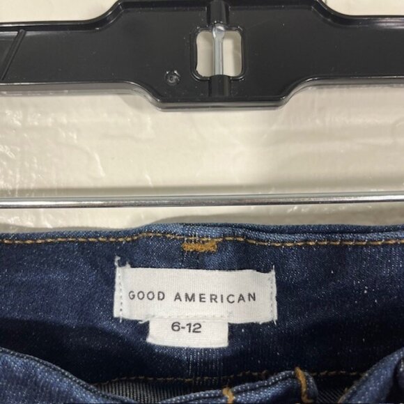 Good American Always Fits Jeans Womens 6-12 Good Legs Skinny Stretch Denim Dark - Picture 3 of 5